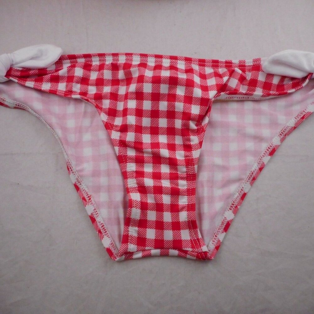 Bettie Page Gingham Bikini 2pc Swimsuit Pin Up - Picture 4 of 5
